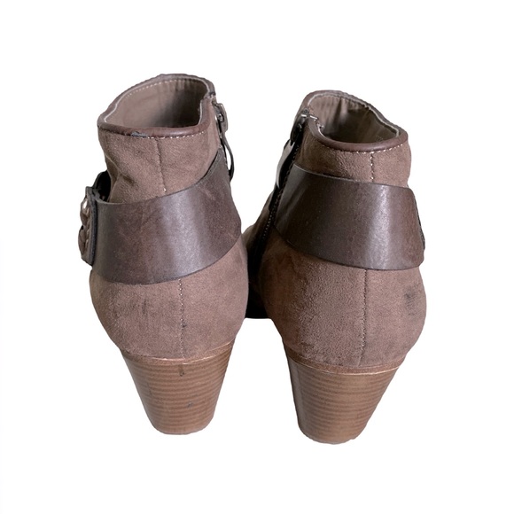 Faux Suede Ankle Booties - Picture 7 of 8